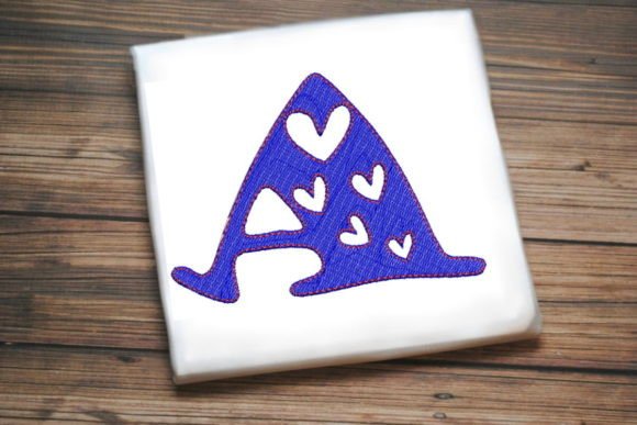 Alphabet Letter A Multi Heart: A Designer’s Real-Stitch Review