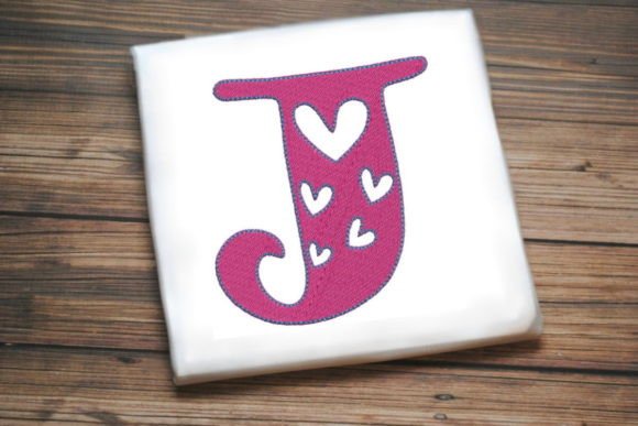 Decorating With Alphabet Letter J Multi Heart