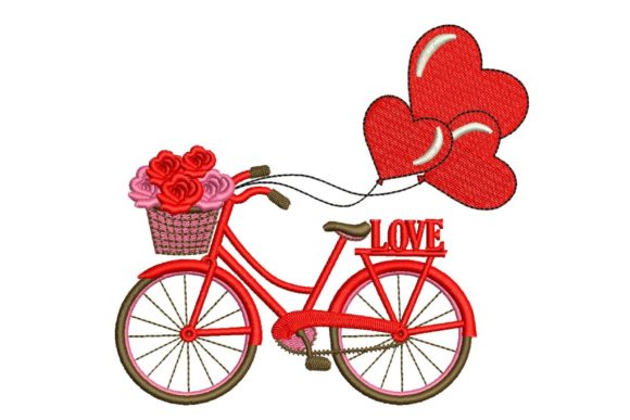Evaluating Valentine s Day Bike as a Real-World Embroidery Project