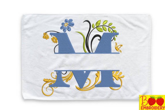 Floral Letter M: A Seasonal Embroidery Design Review