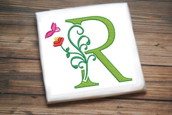 Floral Letter R with Butterfly: A Designer’s Review