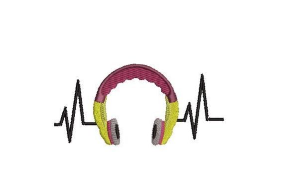 Headphones Heartbeat: A Cute Music Embroidery Review