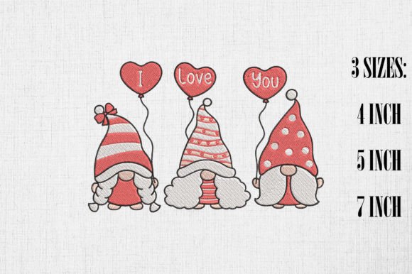 I Love You Gnomes Valentine’s Day Embroidery Review