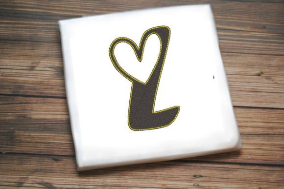 Letter L with Beautiful Heart