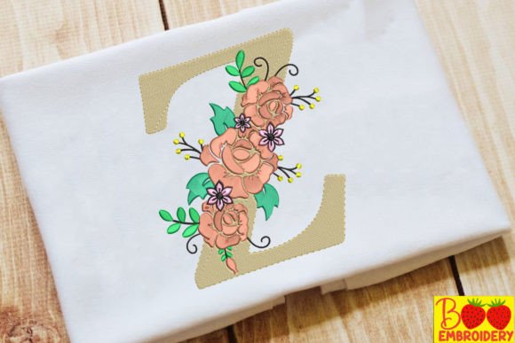 Letter Z and Flower: A Business Embroidery Design Review