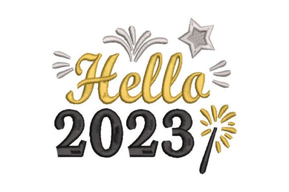 New Year 2023 Letter Hello: A Craft Fair Embroidery Review