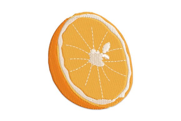 Orange Embroidery Design: Fresh, Juicy Appeal for Personalized Gifts