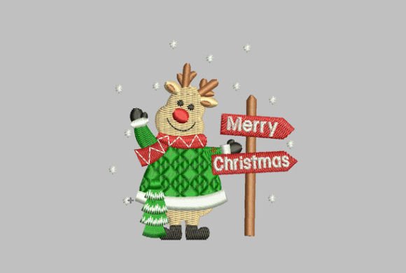 Reindeer with Sign at Christmas: A Designer’s Gift Review