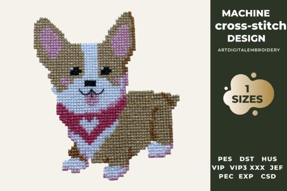 Reviewing Corgi Dog Cross Stitch for Business Merchandise