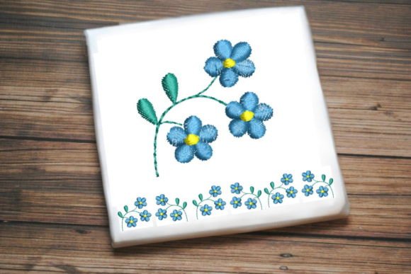Small Blue Flowers: Embroidery Designer’s Review