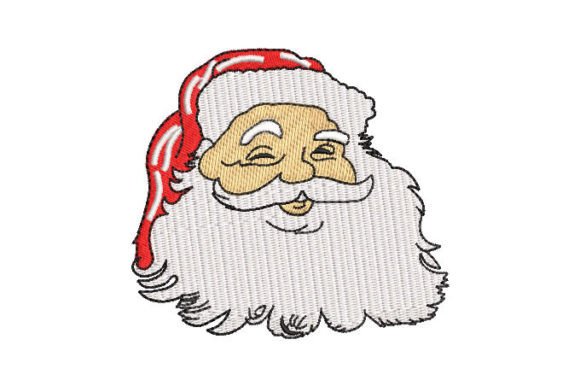 Smiling Santa Claus Face: Boutique Embroidery Review