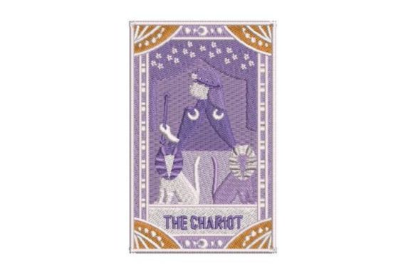 The Chariot Tarot Card Embroidery Design Review