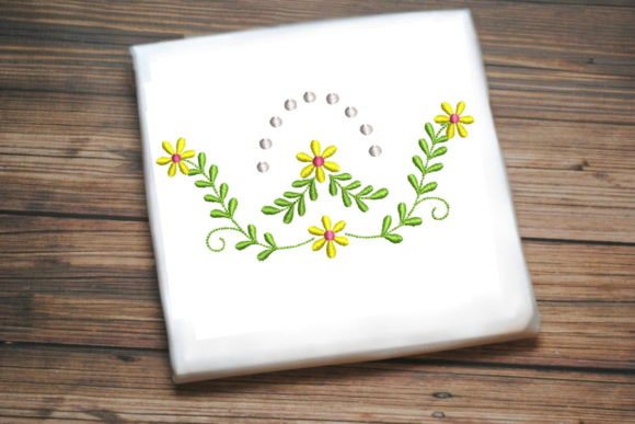 Yellow Flowers Bouquet: Holiday Embroidery Review